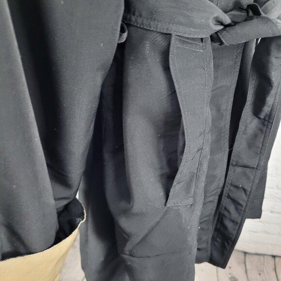 Misty Harbor Black Buttoned Removable Body Warmer Liner Hooded Jacket Size 3X - Picture 11 of 16